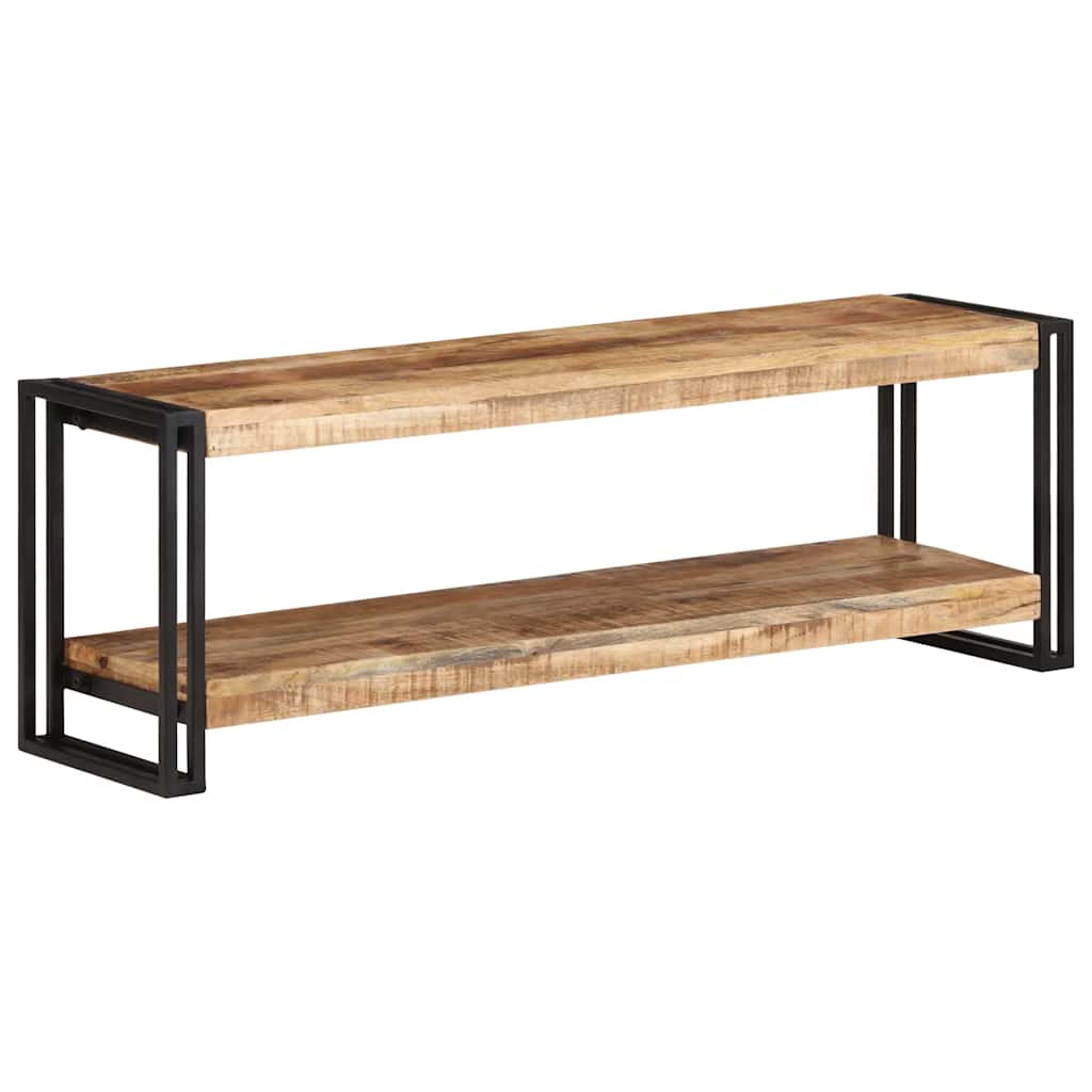 TV Stand 120 x 30 x 40 cm Rough Mango Wood