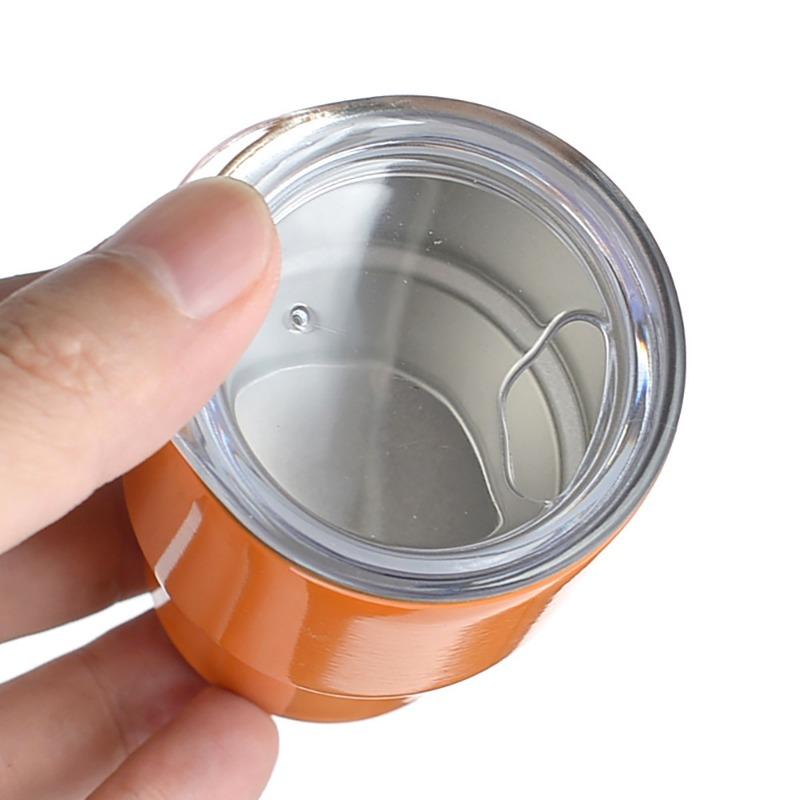 1PC 3oz Mini Tumblers with Lid and Straw Stainless Steel Sublimation Water Bottles Metal Shot Glasses Summer Winter Drinkware Li Practical Use