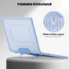 For MacBook Air 13 Inch (2025)/(2024)/(2022) M2 A2681 Laptop Case PC+TPU Kickstand Heat Dissipation Cover