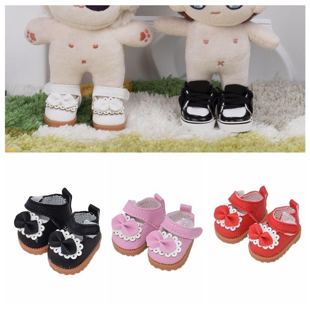 Hand-made Bow Shoes Multiple Styles Leather Shoes Accessories Princess Shoes  Children Toys