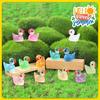100/200Pcs Glowing Mini Resin Little Ducks Moss Microlandscape Miniature Duck Figurines Fairy Garden Accessories Home Decor