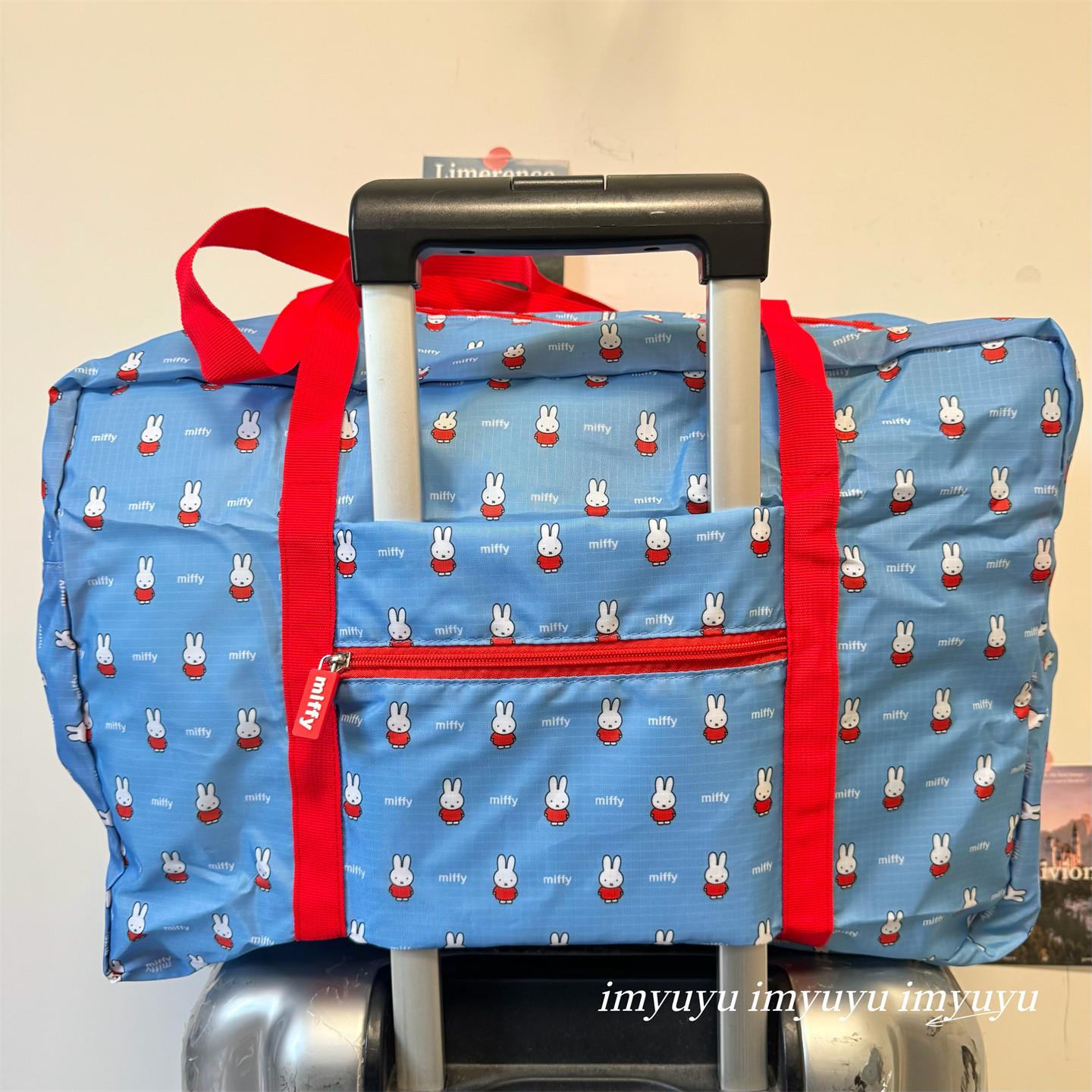 Cute Cartoon Large Capacity Foldable Travel Bag Lightweight Storage Luggage Gift For Girls