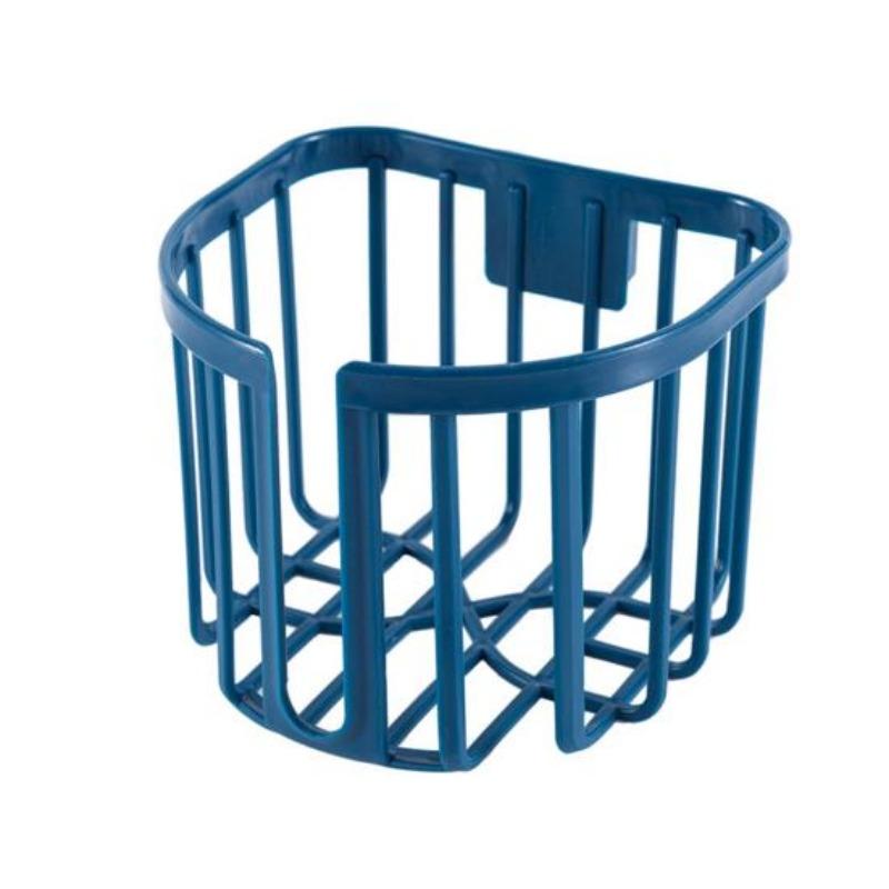 

Прочная, хорошая вентиляция, бесшовная многофункциональная полка для душа, туалетная бумага, кухонные аксессуары, поднос для ванны синий