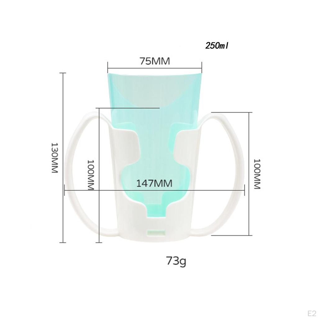 Elderly Nursing Cup Drinking Aid Father Day Gift 350ml Handicap for Disabled Maternity Dad