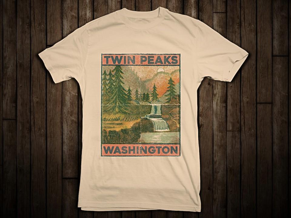 

Collection Twin Peaks Short Sleeve S to 5XL Basic Tshirt Unisex T-Shirt XXXL