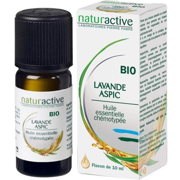 NATURACTIVE AROMATHERAPIE - Lavande Aspic - Calmant H E Bio - 10 Ml