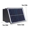 Solar Led Wall Light Solar Fence Sconce IP65 Water Proof for Patio Porch Garden Backyard Fence Decor 6 LEDs Warm Light 6-8 Hours