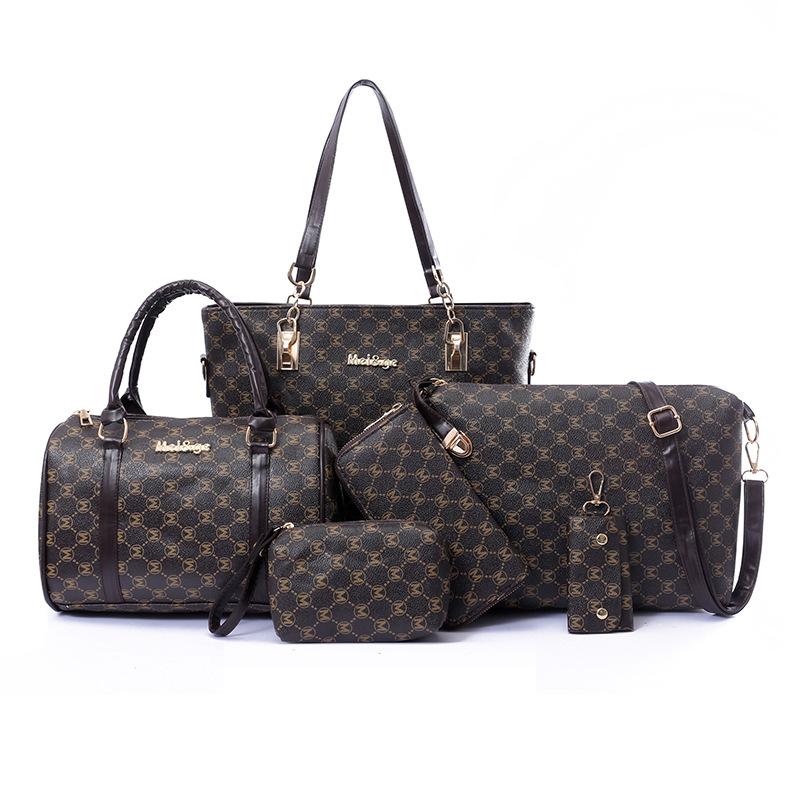 Neue Damentasche modisch trendig bedruckt Mutter-Kind-Tasche tragbar Schulter Umhängetasche Damen Tasche Buchstaben große Kapazität Tragetasche