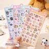 1Pc Cute Cartoon Animals Flocked Sticker Creativity 3D Relief Stickers Fun Scrapbooking Diy Diary Decoration Stationery Stickers