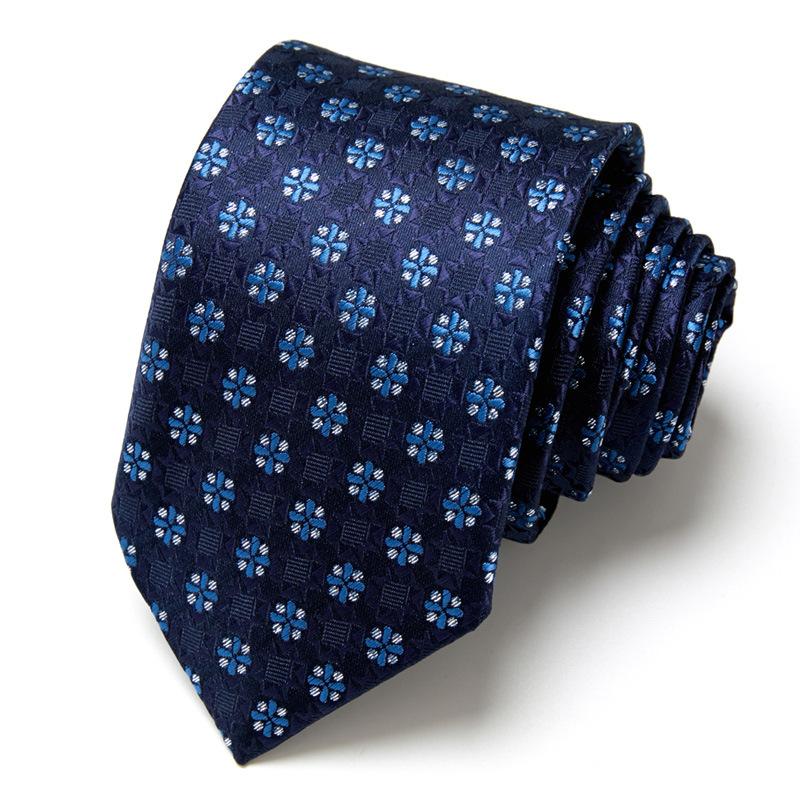 Men'S Business Tie Hand-Typed Professional Dress Interview Tie Men'S Polyester Silk
