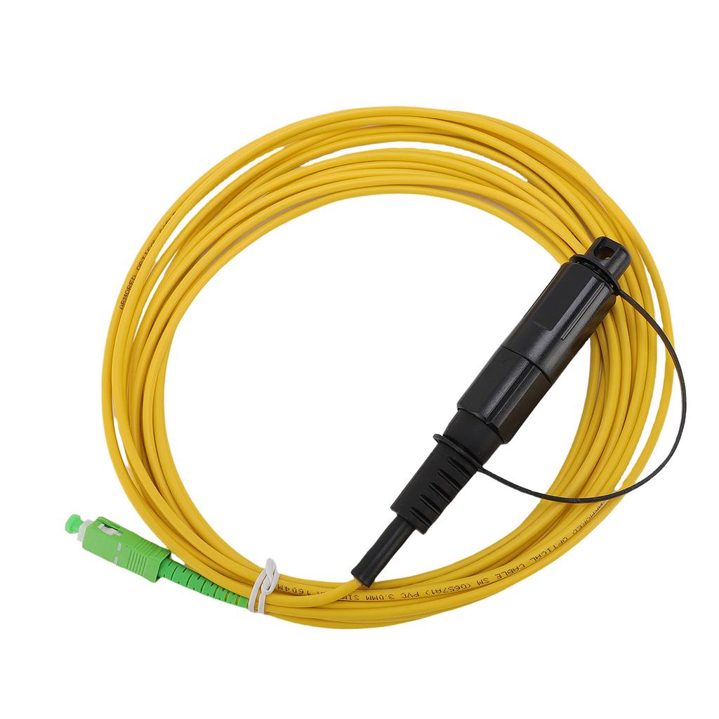 LWL-Patchkabel Wasserdicht Singlemode Armiert Jumperkabel SC Abgewinkelt Physisch Kontaktierender Stecker
