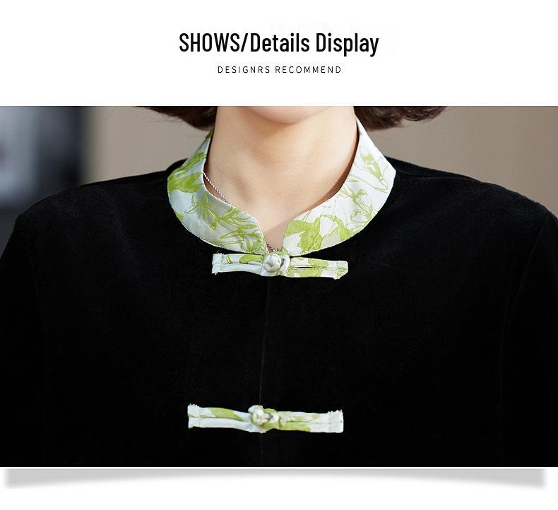 2026 Elegant Autumn Suit: Stylish Top & Two-Piece Set for Middle-Aged and Elderly Women