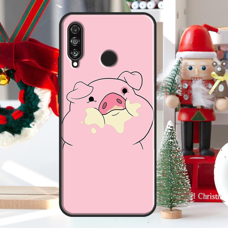 Cartoon Pig For Huawei Nova 5T 9 10 SE 7i 8i 11i 12i Y73 Y72 Y61 Y91 Y60 Y70 Y90 P20 P40 P30 Lite Case