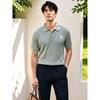 SHANSHAN Men's Lyocell-Silk Blend Polo Shirt