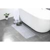 Extra Long Non-Slip Bath Mat with 200 Suction Cups, 40.5 X 101cm, Transparent Clear Shower Mat for Bathtub Safety