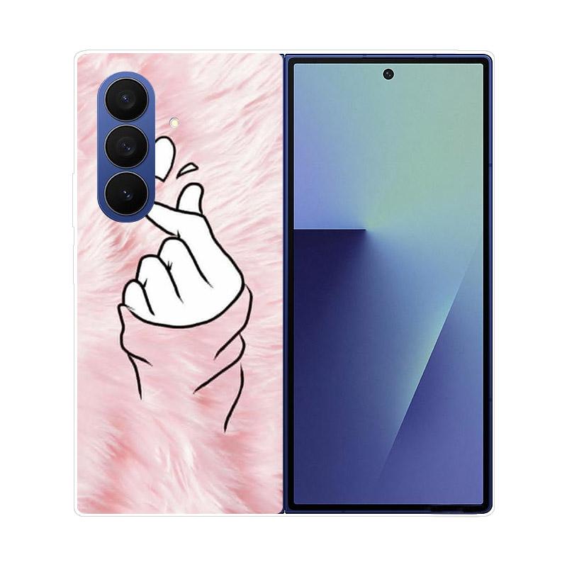 Transparent Folding Phone Case For Samsung Galaxy Z Fold 6 7 Clear Shockproof Hard PC Cover For Samsung Z Fold7 Fold6 Shell Capa
