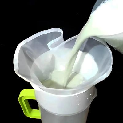Soybean Filter Net Bag Nylon Liquid Filter Net Bag Milk Coffee Filter Net Bag Reusable Fine Mesh Paint Squeeze Mesh Kitchen Tool