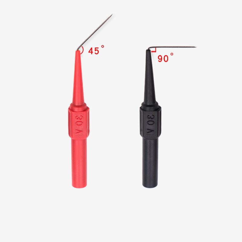10Pcs 30V Diagnostic Tools Multimeter Test Leads Extention Back Piercing Needle Tip Probes Automotive Auto Kit Machine 0.7MM