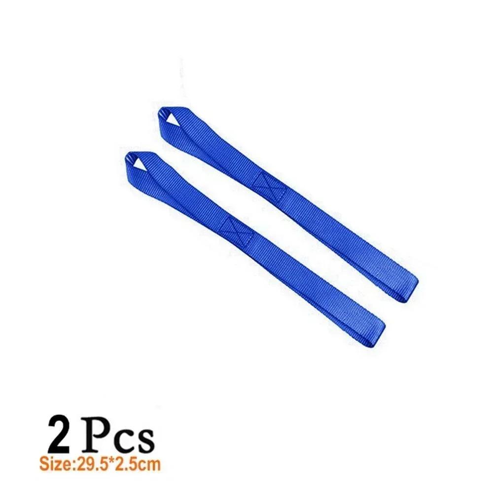 2Pcs Soft Loop Tie Down Straps or Securing ATV Motorcycles Scooters Dirt Bikes Lawn Mutipurpose Motor Tie Downs Luggage Straps