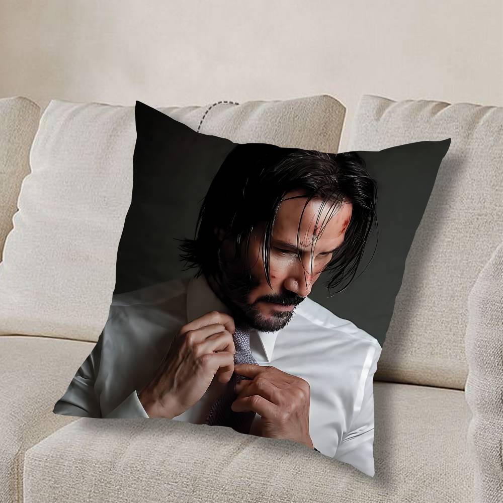 top assassin J-John Wick Pillow Case Sofa Living Room Bedroom Headboard Backrest Cushion Square Cushion Nap Time