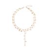 Chic Y-Shaped Multi-Layer Necklace Set for Women - Versatile & Sexy Collarbone Chain.