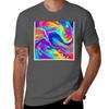 Abstract Badist Art: Vibrant Colors T-shirt summer top anime fitted t shirts for men