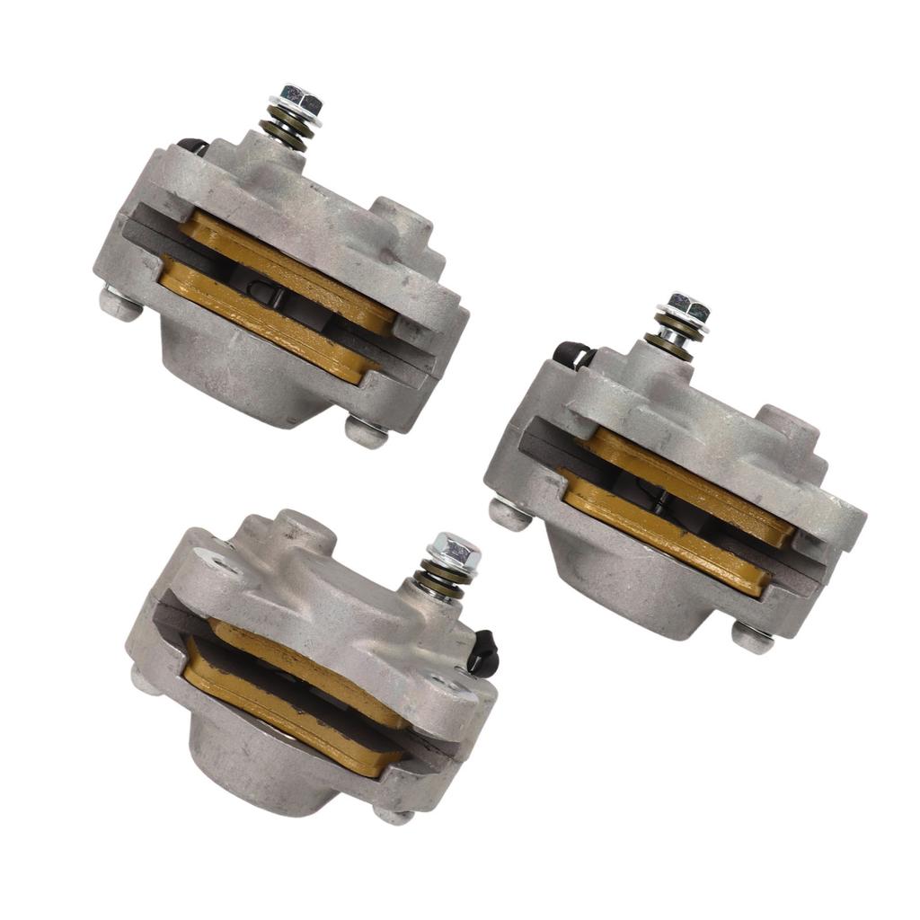 3PCS Brake Calipers 0402 010 Front Left Right Rear Strong Power Replacement for Arctic Cat ATV 250 300 375 400 454 500
