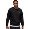 Jordan Printed Fleece Crew Neck Casual Sweatshirt Men Tops Black FB7020-010