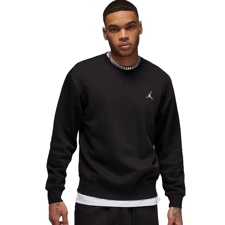 Jordan Printed Fleece Crew Neck Casual Sweatshirt Men Tops Black FB7020-010