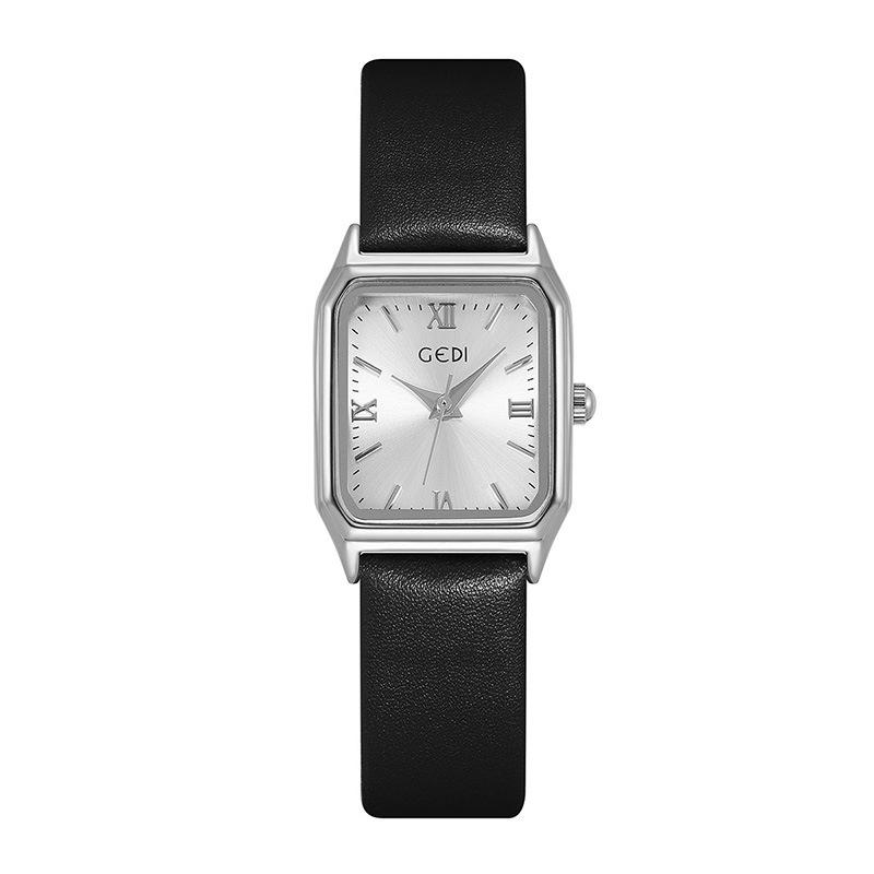 Fashion Small Sugar Cube Ladies Niche Light Luxury Small Square Watch Student Exam Waterproof Quartz Watch