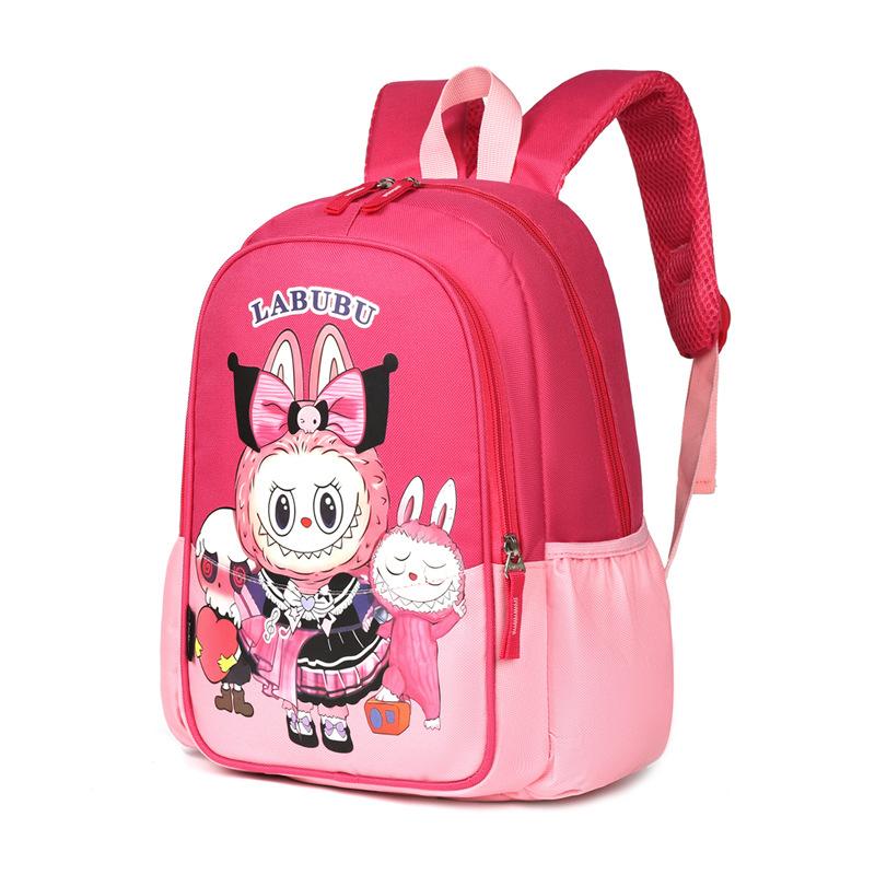 School bag for primary school students New cartoon cute boys and girls backpack lightweight backpack