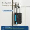 4-Digit Combination Padlock for Gym Cabinets and Bags