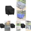 Patio Table And Chairs Cover Outdoor Resistant Polyester Dustproof Sunshade For Garden And Courtyard