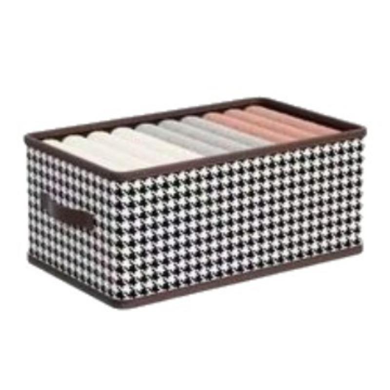 Foldable Storage Boxes with Dividers, Multi-Purpose Clothes Toy Cosmetic Organizer Bins for Home, Collapsible Fabric Collapsible
