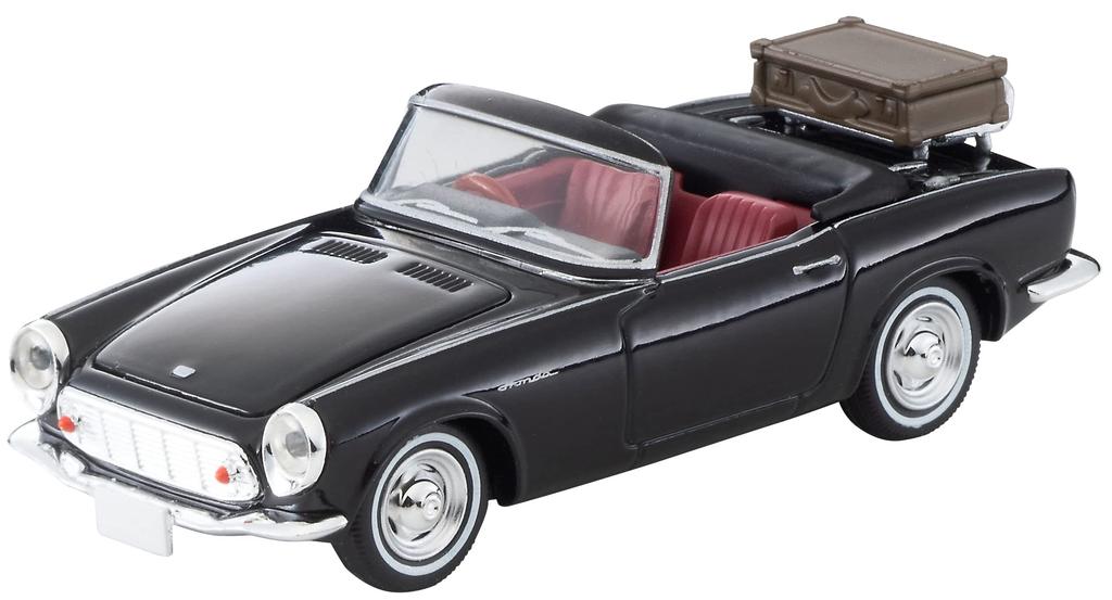 Tomytec Tomica Limited Vintage Scale Honda S600 Open Top Black Finished Model 1/64 LV-199c
