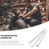 Car Tire Wrench Removal Tool Steel Spoon Tire Iron Rim Opener Lever Changer Car Repair Tools Motorcycle Bicycle Car Accessories