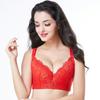 Large Size Bra, Lace, Breathable, Gathered and Adjustable Women's Underwear, with A Thin Bra for The Collection of Side Breasts