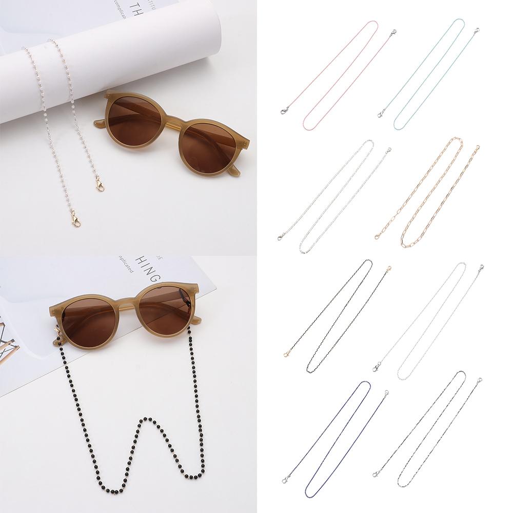 

Аксессуары Маска Веревка Солнцезащитные очки Черные бусины Очки Ремешок Ожерелье Металлическая веревка на шею Цепочка для очков