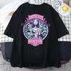 Vintage TShirts Nightmare Before Christmas Print Shortsleeve Gothic Women Unisex Tshirt Top Y2K Shirt Streetwear Harajuku