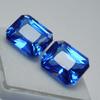 20.20 Carat CERTIFIED Loose Gemstone Loose Emerald Cut Natural Blue Sapphire Fhdfh