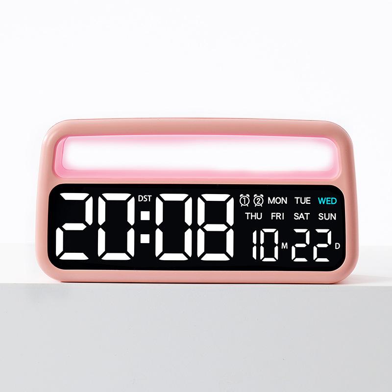 New Multifunctional Clock, LED Ambient Light, Bedside Alarm Clock, Home Decoration Desk Clock