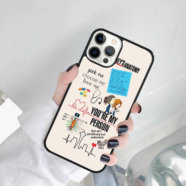 Greys Anatomy You are my person Phone Case Cover For iPhone 17 Air 11 12 13 15 16 14  Pro MAX Plus