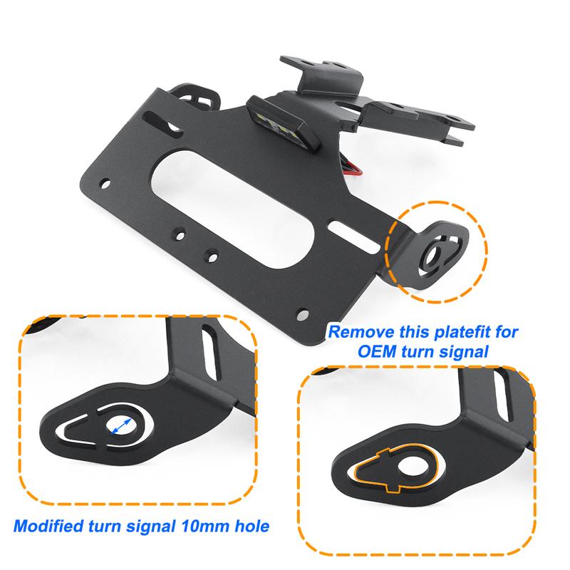 Fit For Yamaha MT-09 MT09 FZ09 FZ-09 2014 2015 2016 Tail Tidy Fender Eliminator License Registration Plate Holder