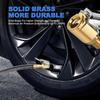 Brass Locking Tire Air Chuck,Tire Inflator Hose Adapter for Twist On Connection Convert to Lock On, No Air Leakage Air Compress