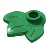 Classic Tree Leaves Building Blocks Pieces, Plant Plate, Round 1x1 Assembling Building Blocks with 3 Leaves Parts and Pieces