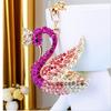 Cute Owl Crystal Rhinestones Crsytal Car Bag Keys Exquisite Pendant Cartoon Trendy Animal Key Chains Bag Charm