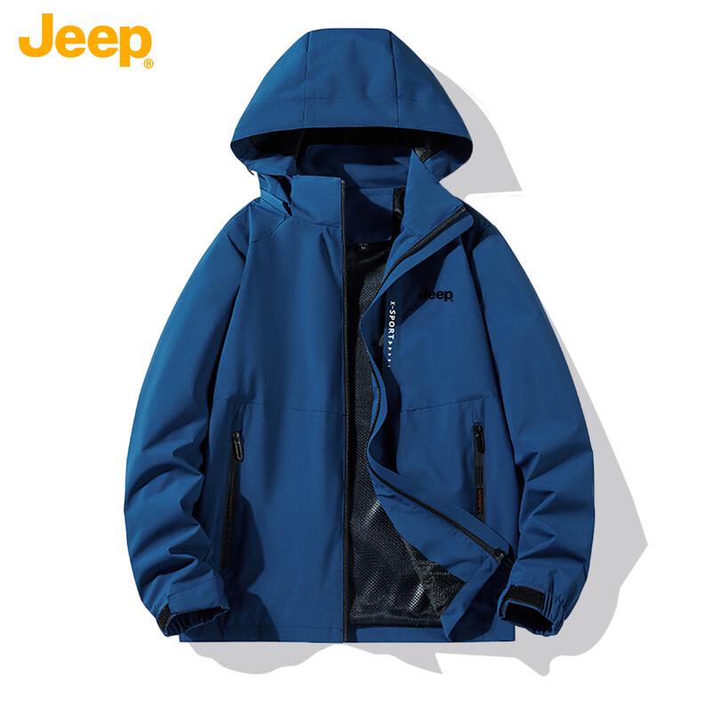 Jeep Unisex Japanese Style Casual Zip-Up Jacket