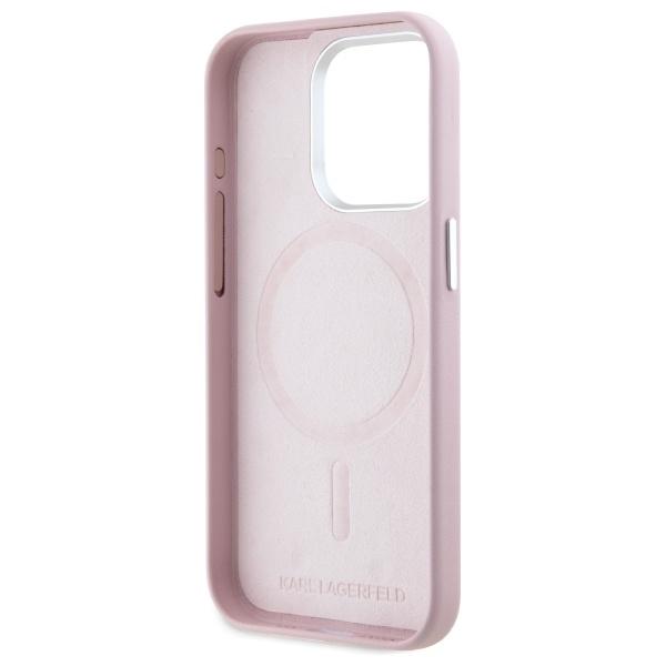Karl Lagerfeld Klhmp15Xpgmsrpp Iphone 15 Pro Max 6.7 Różowy/Pink Hardcase Fw Metal Plate Magsafe
