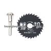 HSS High-Speed Steel Grout Saw Blade Set: Mini Woodworking Thin Cutting Blade for Electric Grinder, Drill, and Circular Saw.