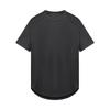 Summer Men T-shirt Round Neck Solid Color Mesh Short Sleeve Quick Dry Loose Elastic Pullover Casual Daily Wear Fitness Sport Top